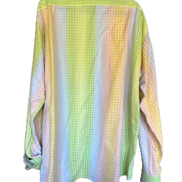 Visconti AOMO Long Sleeve Button Down Multicolor. Size 2 XL - Picture 2 of 9
